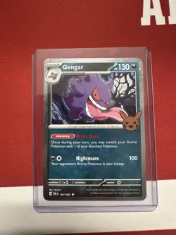 1 Gengar Pokemon Card Stage 2 Holo Trick Or Trade Card - Image 1