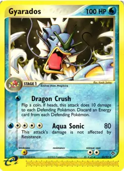 Pokemon TCG Gyarados EX Dragon Uncommon Card 32/97 Regular VLP - Image 1