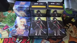 6x 60 Card Deck Boxes With Anime Characters - Image 1