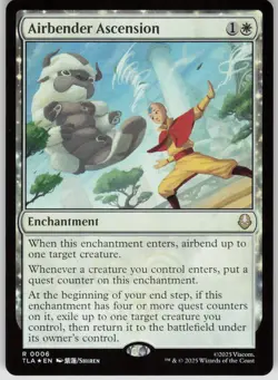 MTG Airbender Ascension Foil NM Avatar: The Last Airbender Magic 6 - Image 1