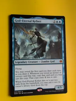 God-Eternal Kefnet. Mythic Zombie God. WAR Magic the Gathering Card. - Image 3