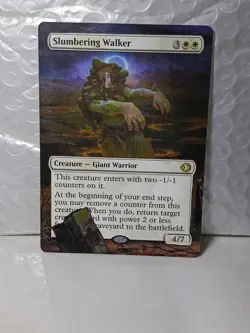 Slumbering MTG Lorwyn Eclipsed Hand Painted Borderless Extended Full Altered Art - Image 1