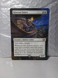 Kinscaer Sentry MTG Lorwyn Eclipsed Hand Painted Borderless Extended Altered Art - Image 1