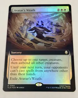 MTG Avatar The Last Airbender Avatar's Wrath 0365 Extended Art Non-Foil - Image 1