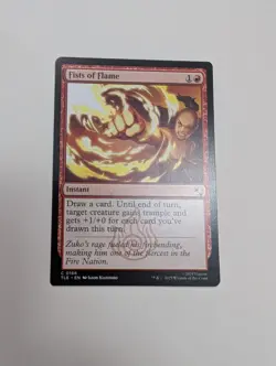 MTG - Fists of Flame - Avatar: The Last Airbender: Eternal-Legal NM/M Cond - Image 1