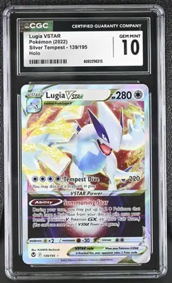Pokemon Lugia VSTAR 2022 Silver Tempest 139/195 CGC 10 - Image 1