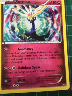 2014 Pokemon Xerneas XY05 holo Black Star Promo - Image 1
