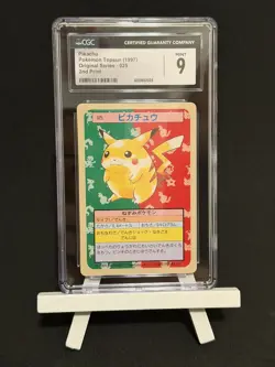 CGC Mint 9 - Pikachu (Green Back) - 025 - 1997 Pokemon Topsun - 2nd Print - Image 4