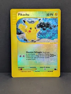 Pikachu 84/144 Skyridge Reverse Holo Rare Pokemon TCG Nintendo ITALIAN MP - Image 1