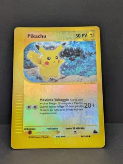 Pikachu 84/144 Skyridge Reverse Holo Rare Pokemon TCG Nintendo ITALIAN MP - Image 3