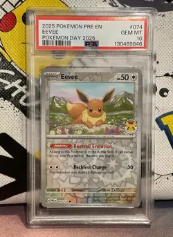 2025 Pokemon day eevee promo PSA 10💎 - Image 1