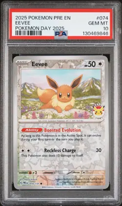 2025 Pokemon day eevee promo PSA 10💎 - Image 3