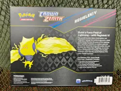 *SEALED* CROWN ZENITH ~ REGIELEKI V Collection Box~ Pokemon TCG ~ BLUE - Image 2