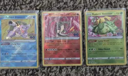 Pokemon TCG: Pokemon Go Radiant Charizard, Blastoise, Venusaur set - Image 1