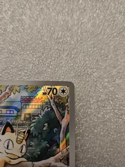 Pokemon TCG Phantasmal Flames Meowth 106/094 Illustration Rare - Image 4