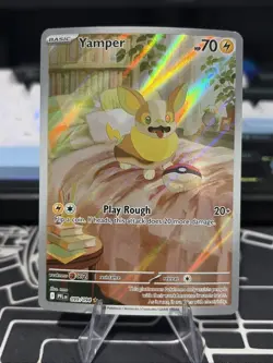 Yamper 99/94 Phantasmal Flames Illustration Rare NM English Pokemon TCG - Image 1