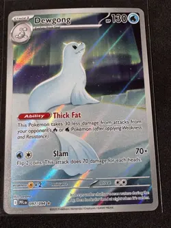 Pokemon TCG Dewgong 97/94 Illustration Rare Pokemon Phantasmal Flames En 2025 - Image 1