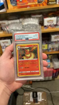 Pokemon Flareon PSA 10 Cosmos Holo Collector Chest 026 (POP 40) - Image 3