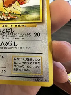 Pidgeotto 017 Japanese Base Set Non Holo Rare Pokemon - Image 3