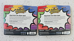 LOT X2 NEW Pokemon Ascended Heroes Tech Sticker Collections - Gastly/Charmander - Image 3