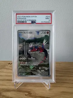 2023 POKEMON SCARLET & VIOLET POKEMON CENTER ETB PROMO SVP #014 KORAIDON PSA 9 - Image 1
