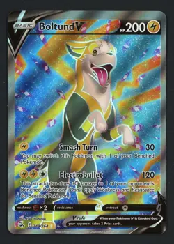 Boltund V Full Art 249/264 Fusion Strike Ultra Rare Pokemon TCG - Image 1