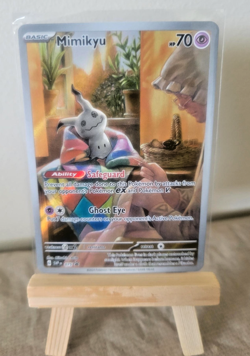 2024 Pokemon Full Art Holo Black Star Promo Mimikyu (075) Scarlet & Violet (LP+) - Image 1