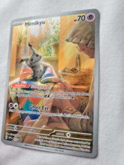 2024 Pokemon Full Art Holo Black Star Promo Mimikyu (075) Scarlet & Violet (LP+) - Image 5