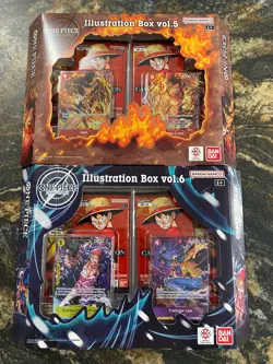 One Piece Illustration Box Vol 5 + Vol 6 Lot Set Of 2 Sealed QTY PRB-02 OP-13 C - Image 1