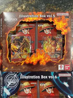 One Piece Illustration Box Vol 5 + Vol 6 Lot Set Of 2 Sealed QTY PRB-02 OP-13 C - Image 2