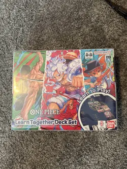 One Piece TCG: Learn Together Deck Set (LT-01) English - NEW - SEALED - IN HAND - Image 1