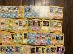 WoTC 1999 Pokemon Lot Base Set 140 Ish Cards LP Overall Starter Heavy - Image 4