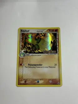 Pokemon Card - Bayleef Dragon Frontiers Stamped 26/101 Uncommon Reverse Holo - Image 2
