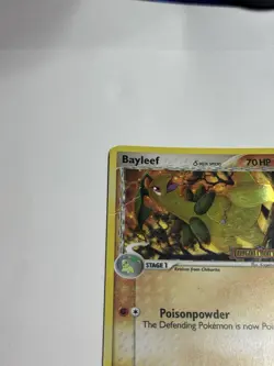 Pokemon Card - Bayleef Dragon Frontiers Stamped 26/101 Uncommon Reverse Holo - Image 3