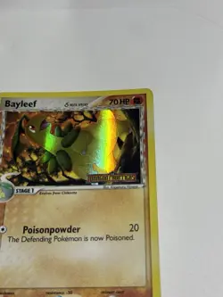 Pokemon Card - Bayleef Dragon Frontiers Stamped 26/101 Uncommon Reverse Holo - Image 4