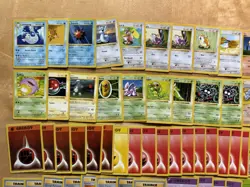 Pokemon Card Lot 78 Shadowless Pokemon Cards LP Overall - Image 2