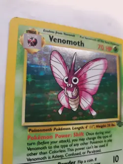 Venomoth Jungle Set Holo Pokemon Card Base Fossil - Image 2