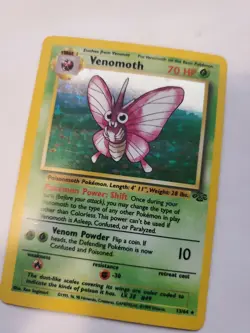 Venomoth Jungle Set Holo Pokemon Card Base Fossil - Image 4
