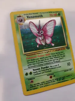 Venomoth Jungle Set Holo Pokemon Card Base Fossil - Image 5