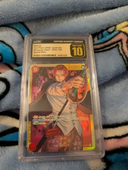 Shanks OP01-120 SEC PRB-01 ONE PIECE The Best OPTCG Card Game Japanese - Image 1