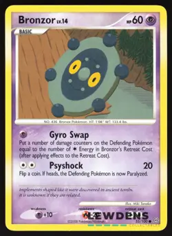 Bronzor - 55/100 - Common - Stormfront - Pokemon Card - Image 1