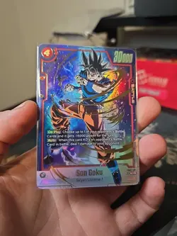 Dragon Ball Super Card Game Son Goku Awakened Pulse FB01-139 Secret Rare - Image 3