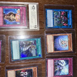 you gi oh cards lot First Edition 1 Graded Holographic Monsters And Trap Card - Image 2