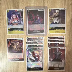 Gecko Moria PRB02-013 and Thriller Bark Pirates - 12 One Piece Card Game English - Image 1