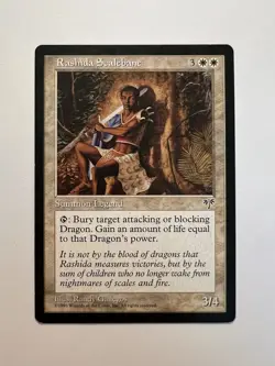 Rashida Scalebane - RESERVED LIST - MTG Mirage - LP - Image 1