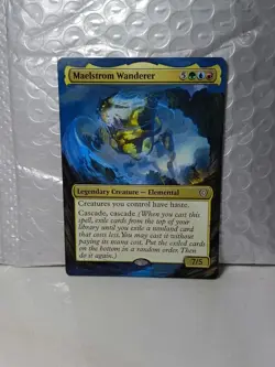 Maelstrom Wanderer MTG Lorwyn Eclipsed Commander Hand Painted Full Altered Art v - Image 1