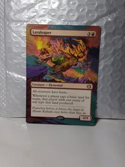 Lavaleaper MTG Lorwyn Eclipsed Hand Painted Borderless Extended Full Altered Art - Image 1