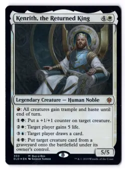Kenrith The Returned King NM* FOIL PROMO Throne Of Eldraine 303 mtg -UnltdCards - Image 1