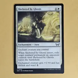 Magic MTG-Sheltered by Ghosts Duskmourn: House of Horror DSK U #30 - Image 1
