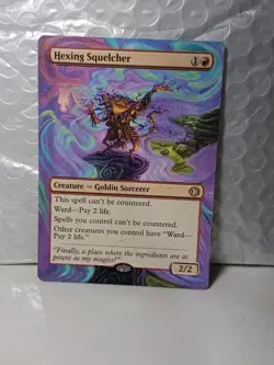 Hexing Squelcher #145 MTG Lorwyn Eclipsed Hand Painted Extended Full Altered Art - Image 1